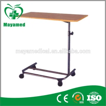 MY-R083 hot! hospital Height Adjustable Overbed Table
