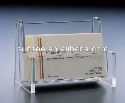 Deluxe acrylic business card holder , elegant Acrylic sign holder MHS-020