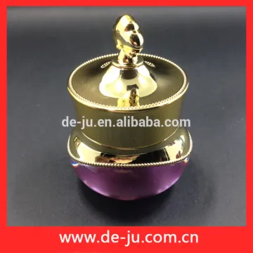 Crown Shape Cap Pocket Recycled Plastic Cosmetic Jars