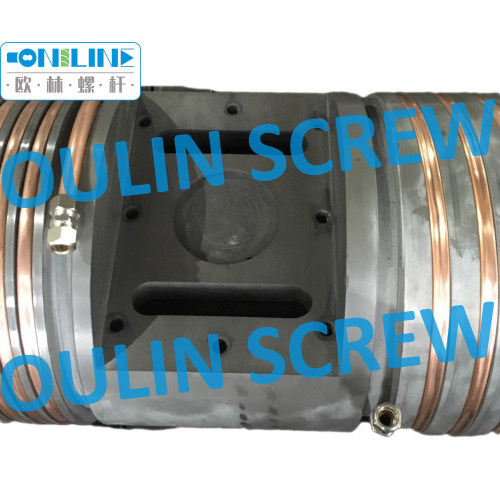 Bimetallic Bausano 125mm Twin Parallel Screw and Barrel for PVC+ABS Pelleting/ Granulating
