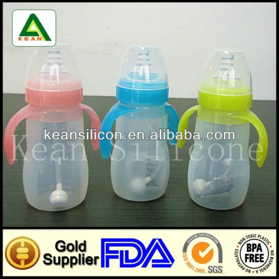 Lot Of 3 Bottles 4 OZ BPA Free Wide Neck Newborn Feeding Set