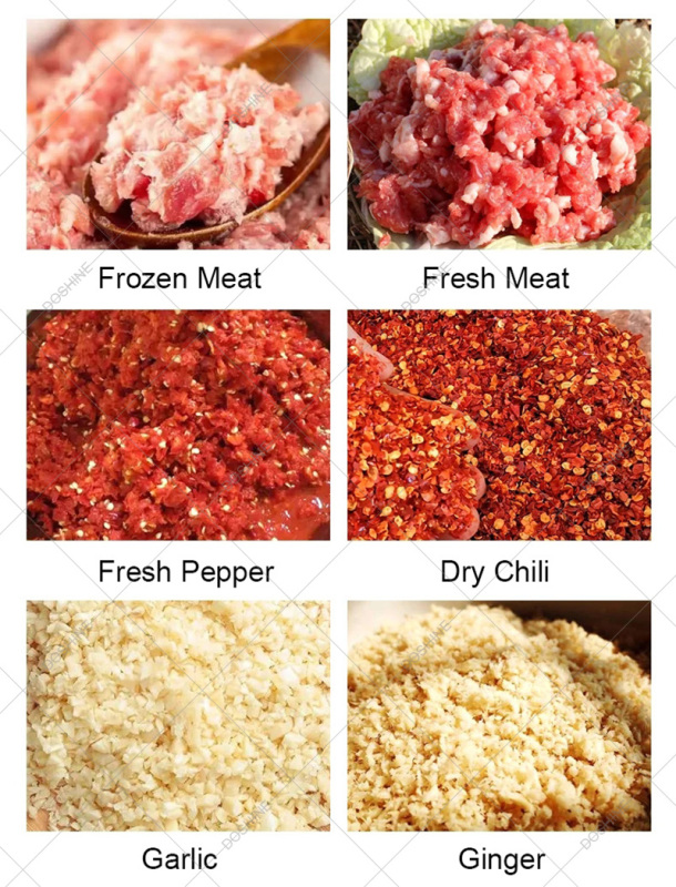 Frozen Beef Mincer and Meat Processing Equipment for Mutton and Pork