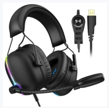 Best Selling Gaming Headset with Mic and LED Lights