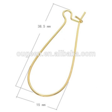 38.5*15mm Sterling silver lever back silver earwire