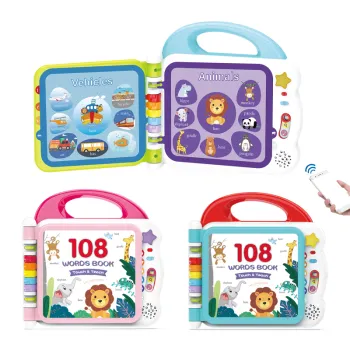 2024 Educational Talking Flash Card Toy Dinosaur for Kids - Phonics Player and Card Reader