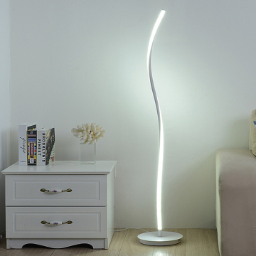 Modern Aluminium LED Floor Lamp for Living Room and Restaurants