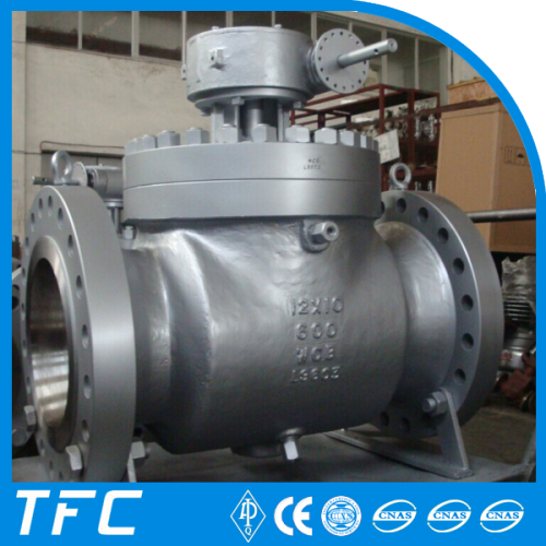 reduced bore fire safe top entry ball valve