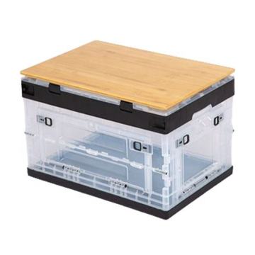 Folding Transparent Plastic Camping Equipment Storage Box
