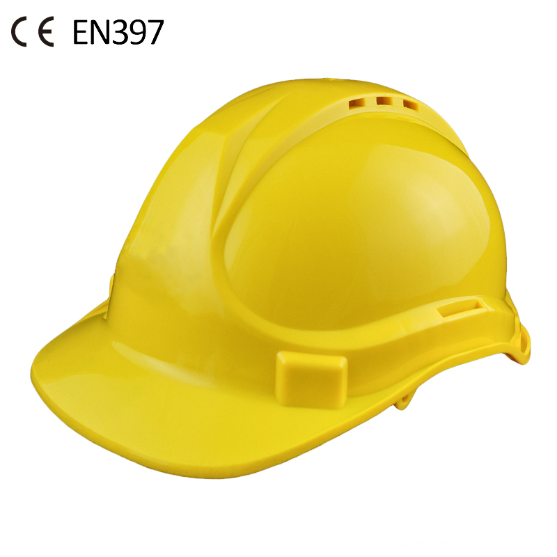Ce Construction Industrial Safety Helmet With Vents, High Quality Ce