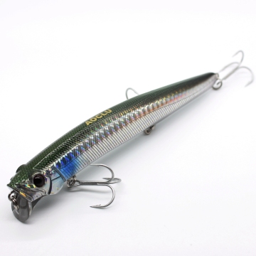 Stocked Floating Wobbler 130mm 21g Seabass Lure for Saltwater Fishing
