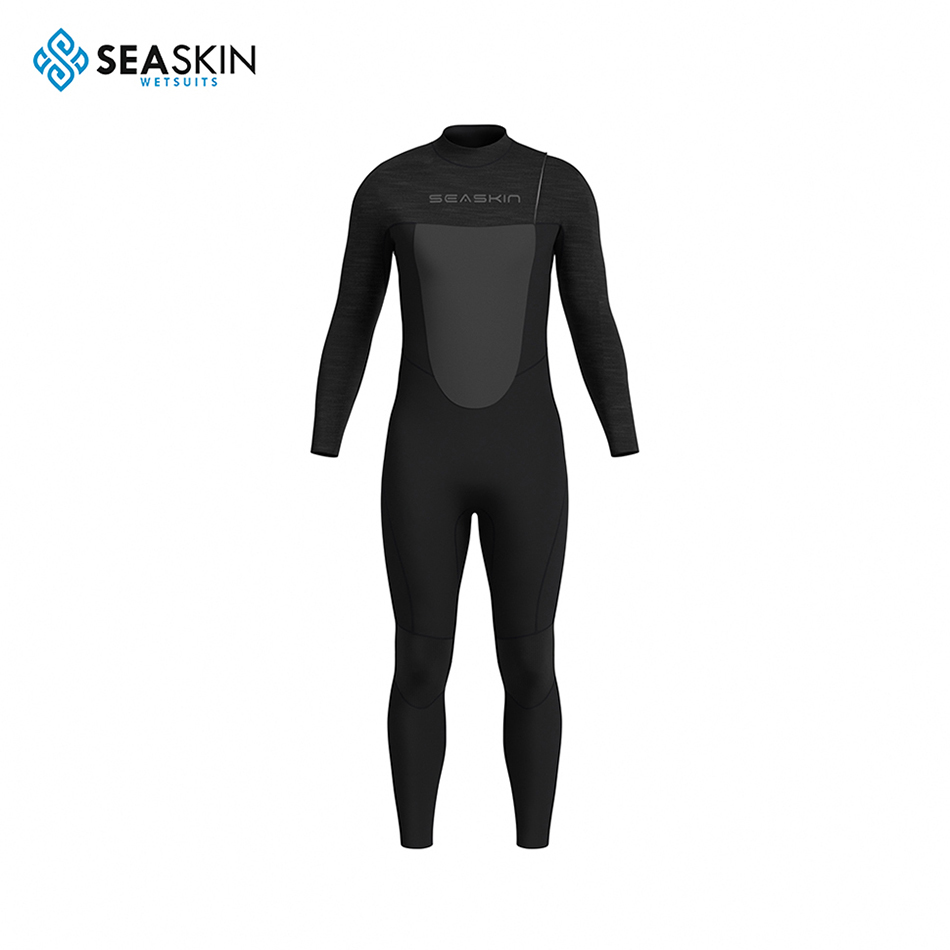 Seaskin Mens Zipper-free One Piece Durable Wetsuit