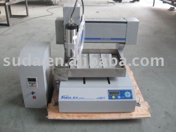 ขาย Suda Mini Sign เราเตอร์ CNC / ช่างแกะสลักโลหะ CNC พร้อมระบบระบายความร้อนด้วยน้ำ Mini Cutter --- SD3025S