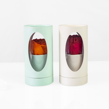Free Design Paper Tube Flower Packaging With Window
