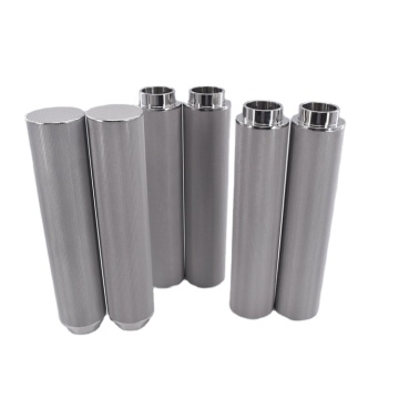 Stainless Steel Pleated Filter Cartridges 1-40 micron 304 316L SS