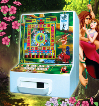 TSK Taiwan Arcade Mario Slot Game Machine: Jungle Roulette