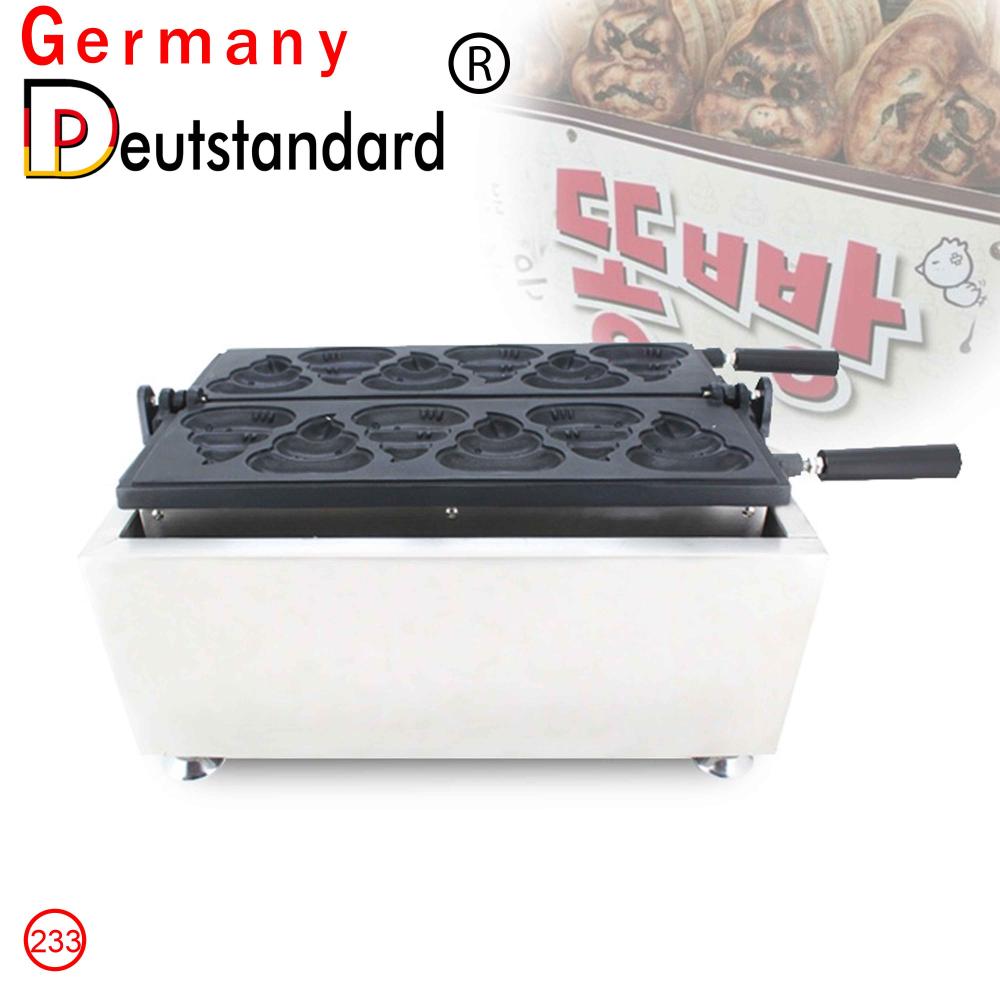 commercial waffle machine excrement shape Interesting food with CE NP-233