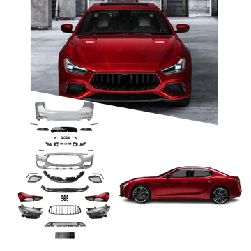 Bodykit for Maserati Ghibli Trofeo: Front and Rear Bumper, Grille Mods 2014-2023