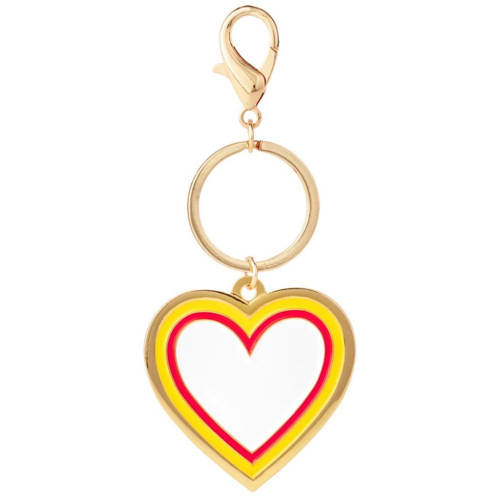 Brand Gift Metal Custom Heart Shaped Keyrings