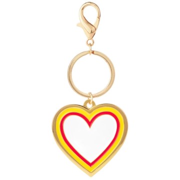 Brand Gift Metal Custom Heart Shaped Keyrings