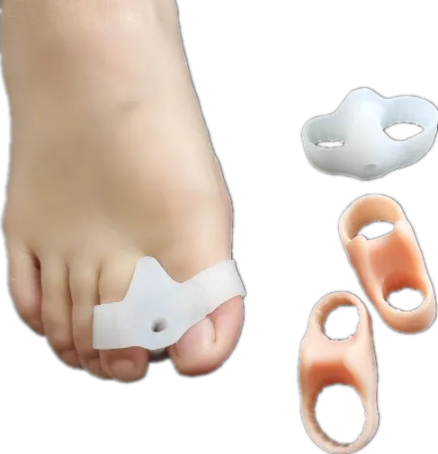 4pcs=2Pairs Silicone Toe Spreader Separator Bunion Foot Care Tool Hallux Valgus Corrector Thumb Bone Correction Toe Straightener
