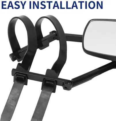 Extended vision car trailer mirror