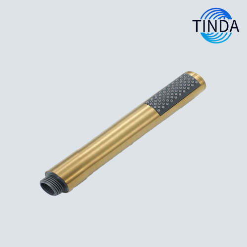 円筒形のデザインの豪華な金のハンドヘルドシャワーヘッド