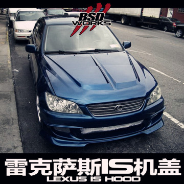 00-05 TT Style Carbon Fiber Hood For Lexus IS300