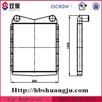 Aluminum Intercooler For FAW