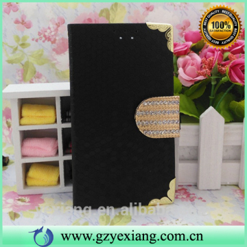 New products 2016 factory price for huawei p9 flip cover wallet case