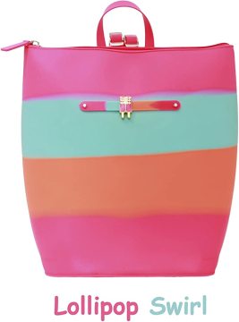 Custom Lollipop Swirl Food Grade Silicone Backpack