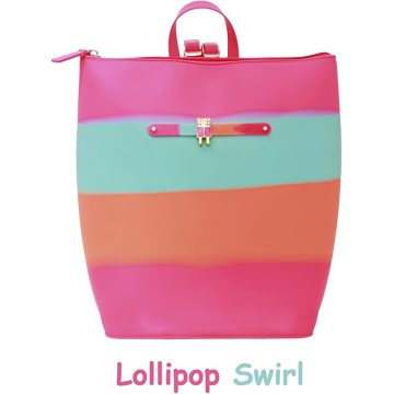 Mochila de silicona de grado alimenticio de lollipop de encargo