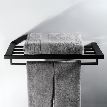 Bathroom accessories China popular type wall mounted 304 stainless steel double wire towel rack