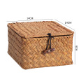Scatola portaoggetti decorativa in stile giapponese con coperchio