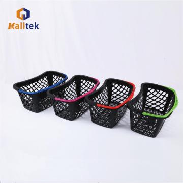 Supermarket Hollow Grid Shopping Hand Basket
