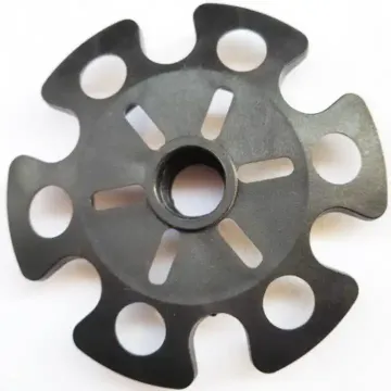 Pôle de randonnée à verrouillage à 3 sections avec poignée en caoutchouc et aluminium 7075 Arbre pour la randonnée