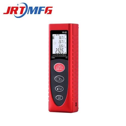 JRTMFG ระยะทางเลเซอร์มิเตอร์การวัดดิจิตอล 60M