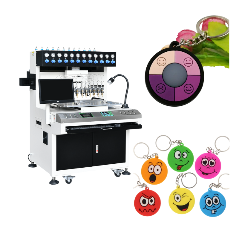soft pvc keychain rubber making machine