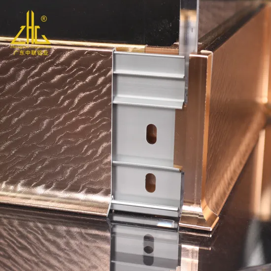 Colorful Aluminum Skirting Board with 6000 Series Accessories - New Patent 5052 Aluminum Baseboard