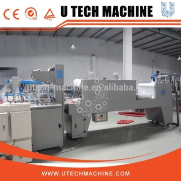 Bottles and cans heat tunnel shrink wrapping machine