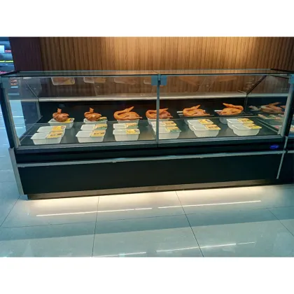 Meat Chiller and Fresh Meat Showcase for Meat Counter