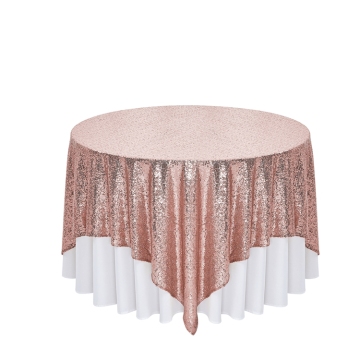 Sparkly Sequin Round Tablecloth for Wedding and Party Decor