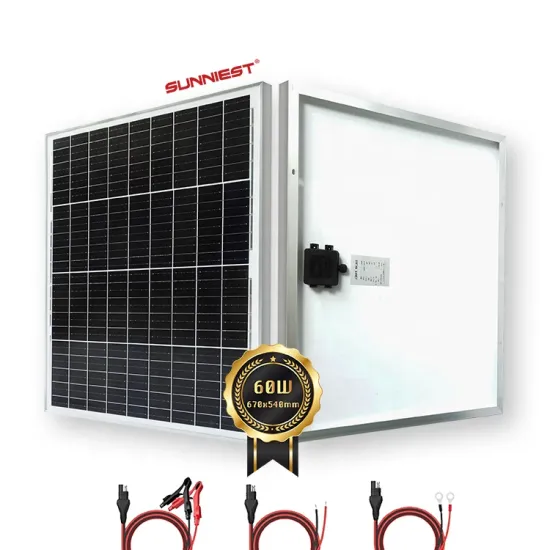 60W Waterproof Solar Panel Kit: 18V Battery Trickle Charger & OME Maintainer for RVs and Boats