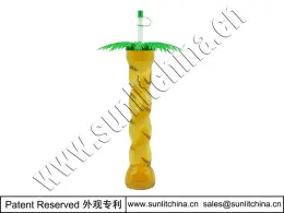 yard cup & plastic yard cup with straw
