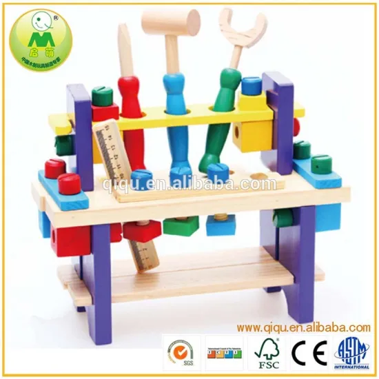 China Custom Educational Wooden Kids Tool Set Toys