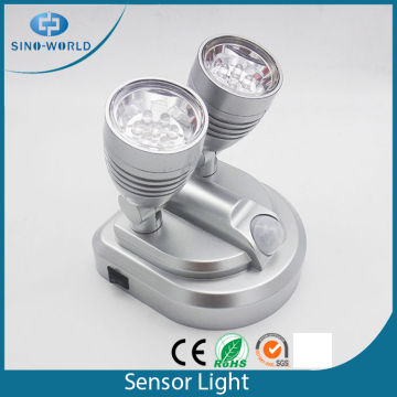 Lamp Head Swivels 360 degree LED sensor light