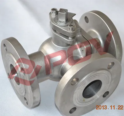 high platform flange 3way sankyo ball valve