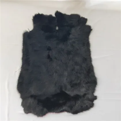 Clothing Accessories High Quality Genuine Raw Rabbit Fur Real Natural Rabbit Skin Chinchilla Rabbit Skin