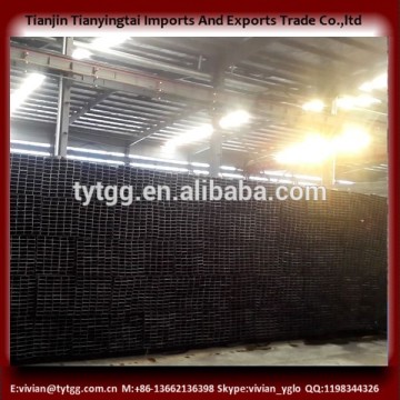 Q195 cold rolled black annealed square tube for furniture