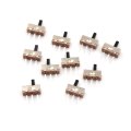 10Pcs High Quality Toggle Switch Handle Interruptor On-off Mini Slide Switch SS12D00 SS12D00G3 3pin 1P2T 2 Position