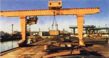 L Type 5t - 20 / 5t Single Girdle Gantry Electric Overhead Crane With Hook